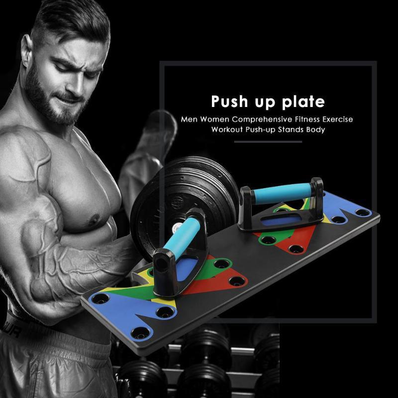Color-Coded Push-Up Board for Targeted Muscle Training