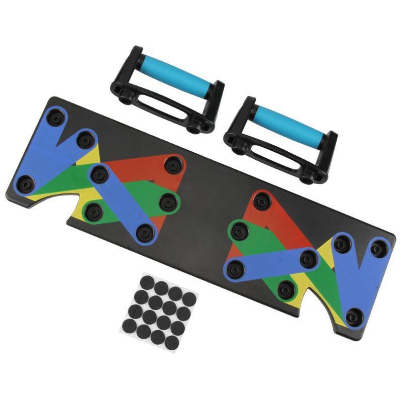 Color-Coded Push-Up Board for Targeted Muscle Training