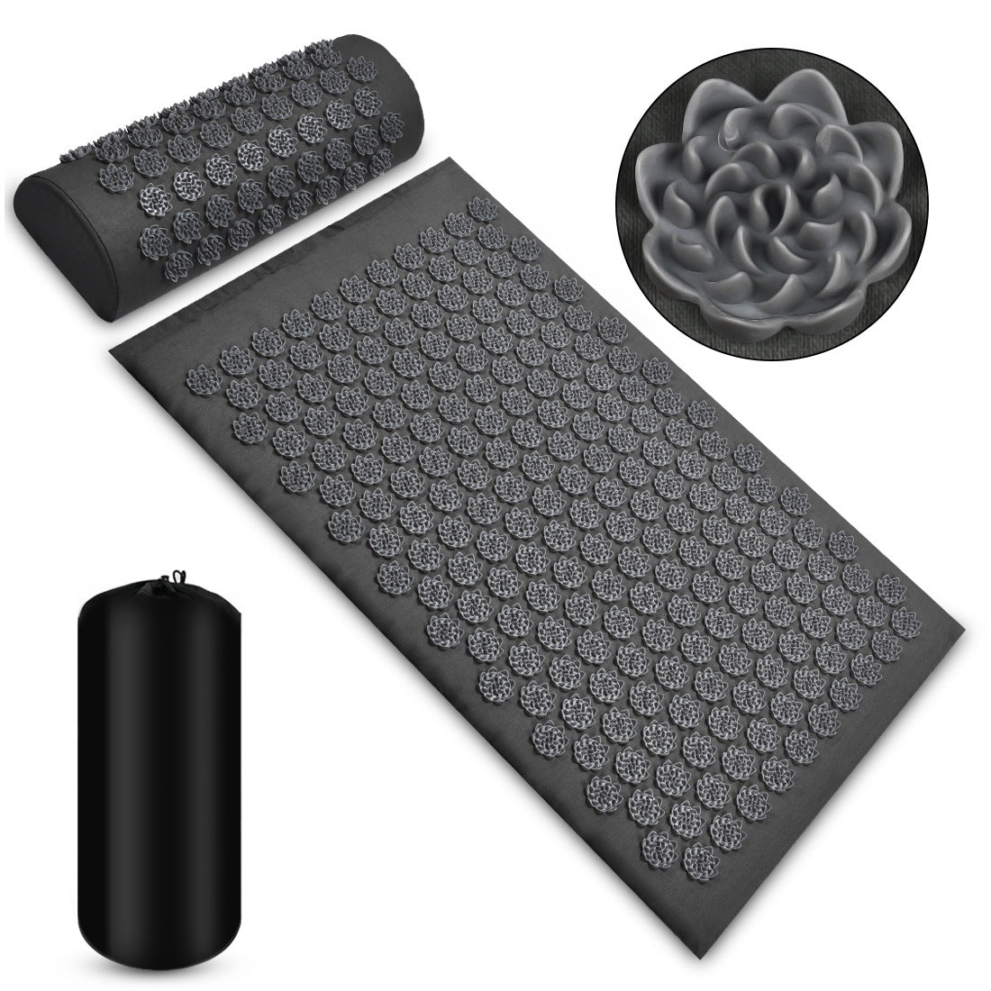 Massage mat and pillow – Acupressure Relaxation Therapy