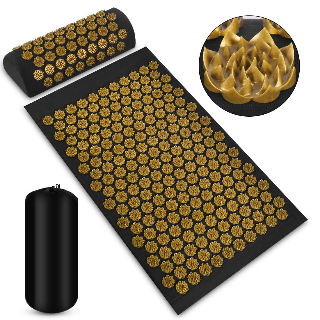 Massage mat and pillow – Acupressure Relaxation Therapy