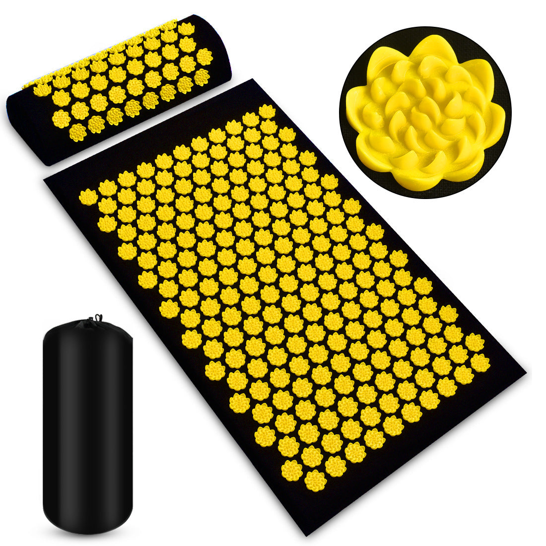 Massage mat and pillow – Acupressure Relaxation Therapy