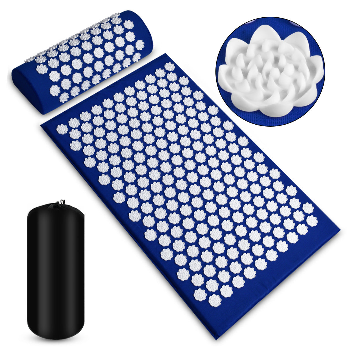 Massage mat and pillow – Acupressure Relaxation Therapy