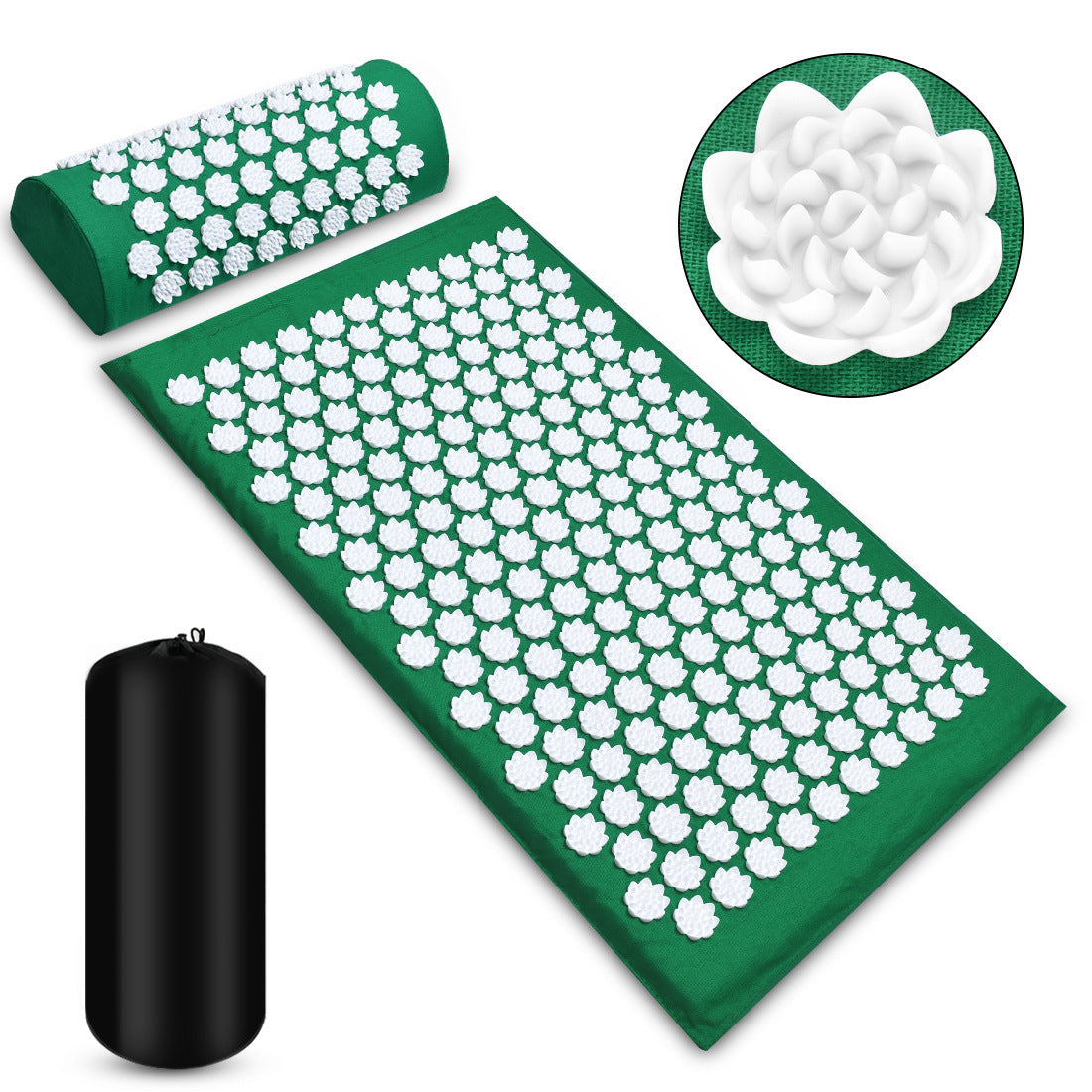Massage mat and pillow – Acupressure Relaxation Therapy