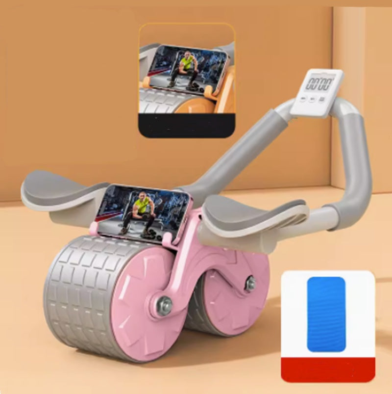 Automatic Rebound Ab Wheel for Core Strength & Stability