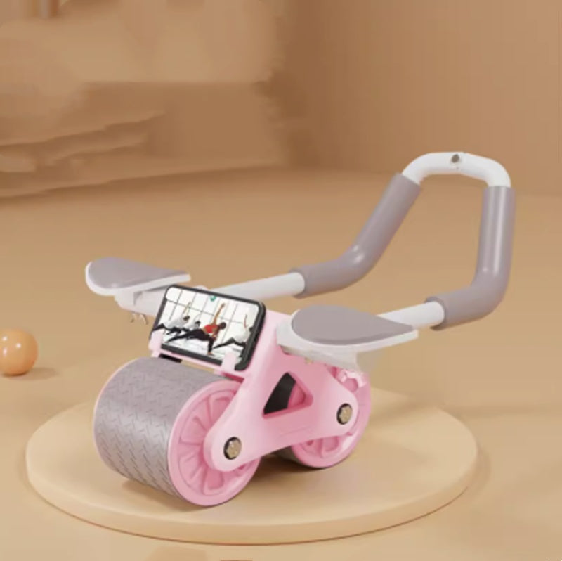 Automatic Rebound Ab Wheel for Core Strength & Stability