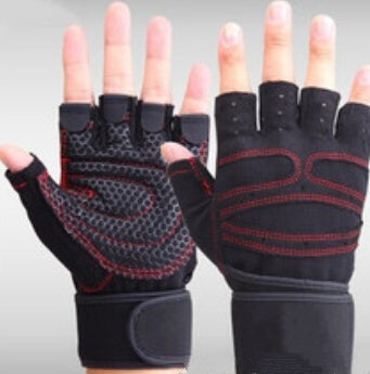 Gym gloves wrist support– Enhanced Grip & Protection