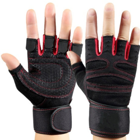 Gym gloves wrist support– Enhanced Grip & Protection