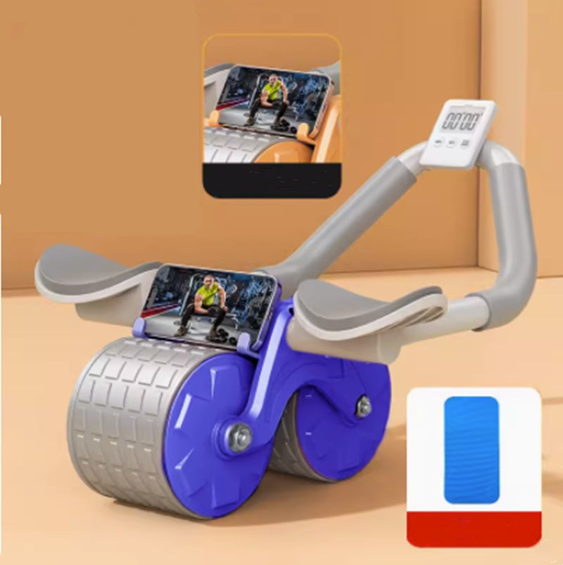 Automatic Rebound Ab Wheel for Core Strength & Stability