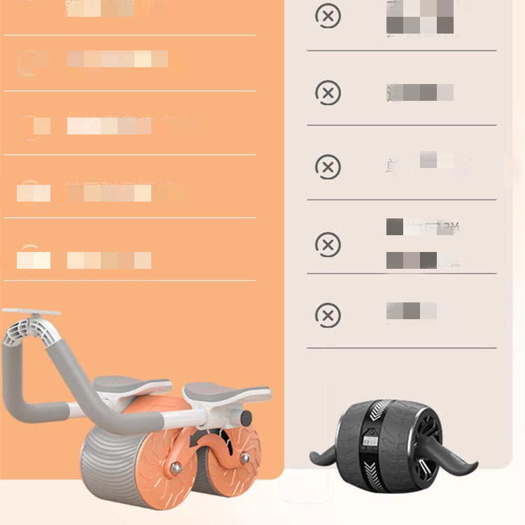 Automatic Rebound Ab Wheel for Core Strength & Stability