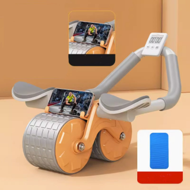 Automatic Rebound Ab Wheel for Core Strength & Stability