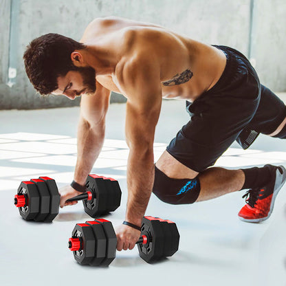 Adjustable Dumbbell & Barbell Set – Custom Weight Training