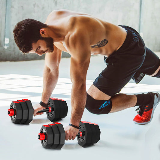 Adjustable Dumbbell & Barbell Set – Custom Weight Training