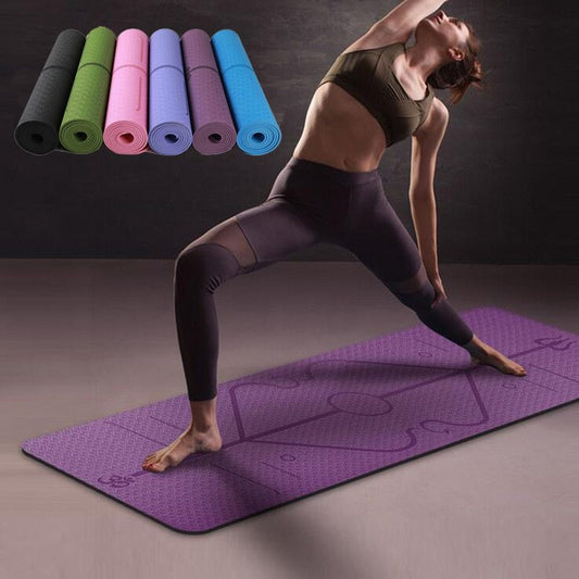 Non-Slip TPE Yoga Mat – Comfortable & Durable