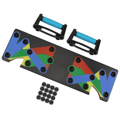 Color-Coded Push-Up Board for Targeted Muscle Training