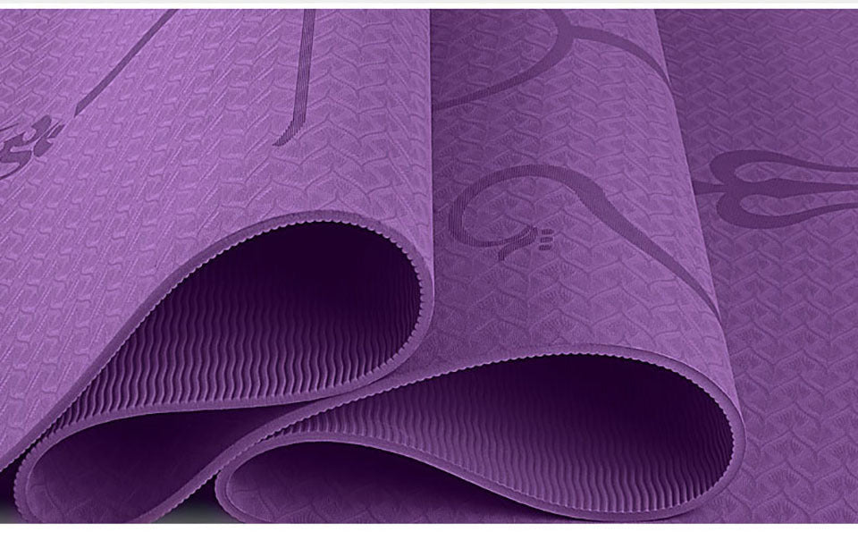 Tapete de Yoga Antiderrapante TPE - Exercício Casa Portugal - YourSportsPT