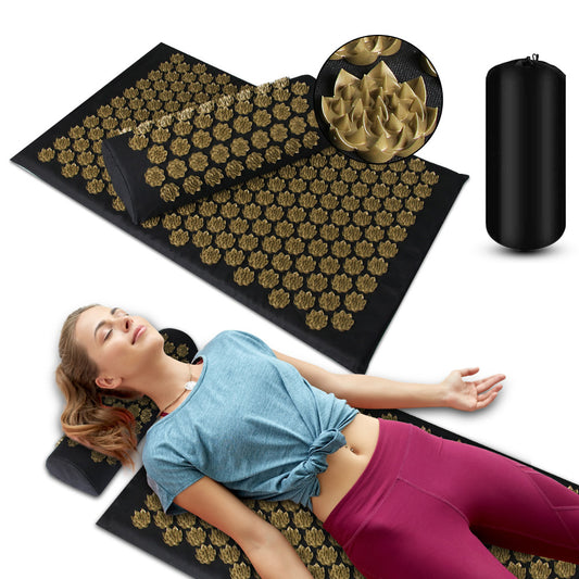 Massage mat and pillow – Acupressure Relaxation Therapy
