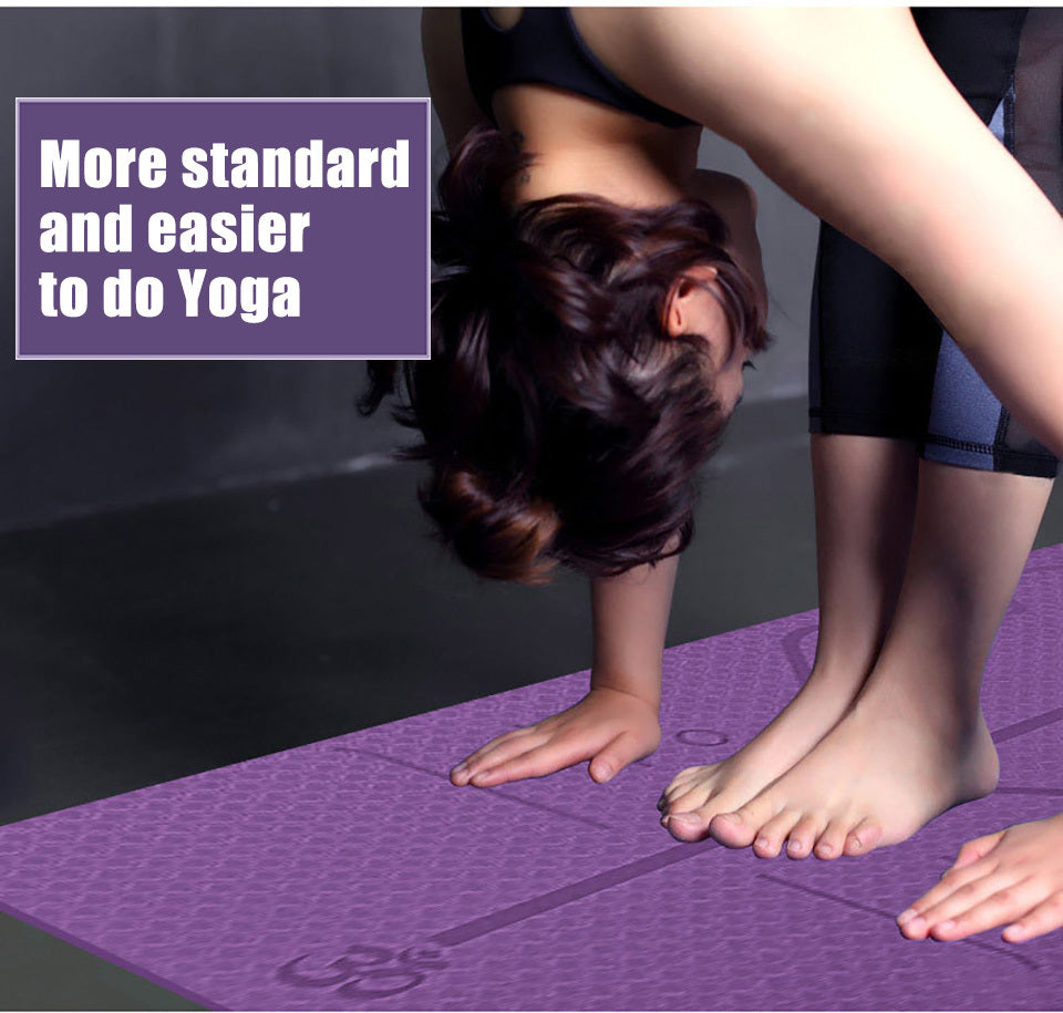 Tapete de Yoga Antiderrapante TPE - Exercício Casa Portugal - YourSportsPT